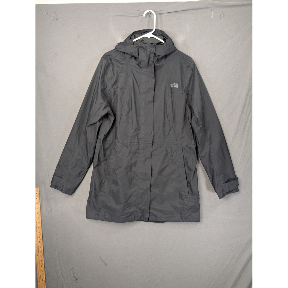 The North Face Womens City Breeze Rain Parka Black XL NF0A33H